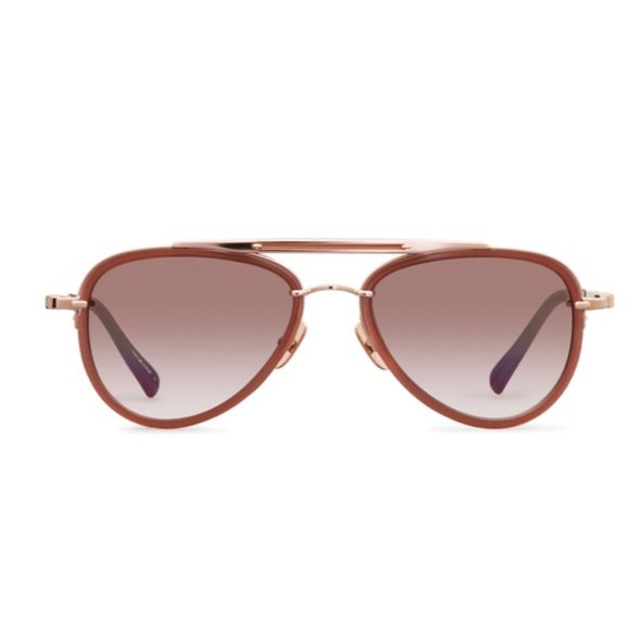 Mr Leight Doheny SL Rosewood Aviator Sunglasses - Picture 2 of 14